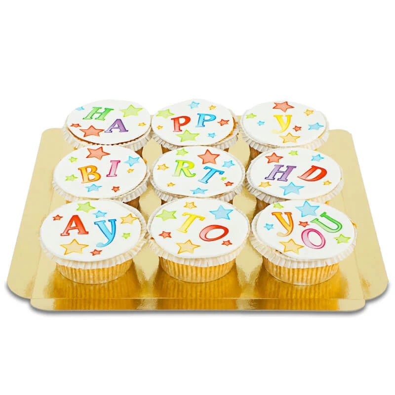 Geburtstags-Cupcakes, 9 Stück - Image 5