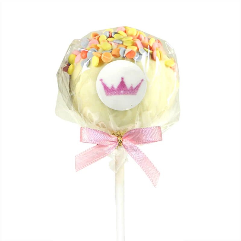 12 Cake-Pops mit Logo, Red Velvet & Chocolate Chips - Image 3