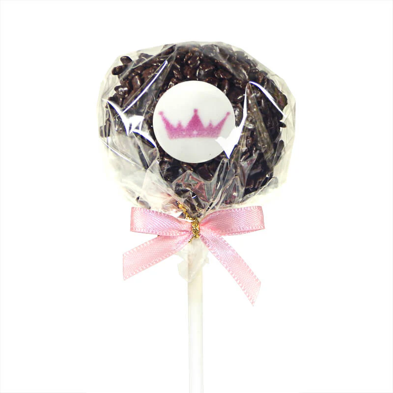 12 Cake-Pops mit Logo, Red Velvet & Chocolate Chips - Image 4