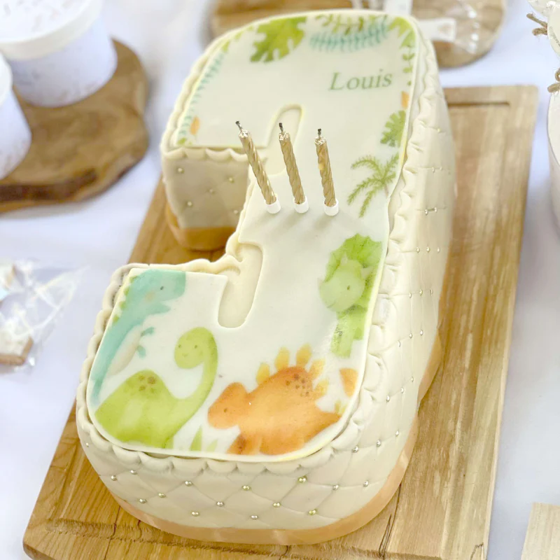 Deluxe Zahlen-Fototorte, verschiedene Farben - Image 3