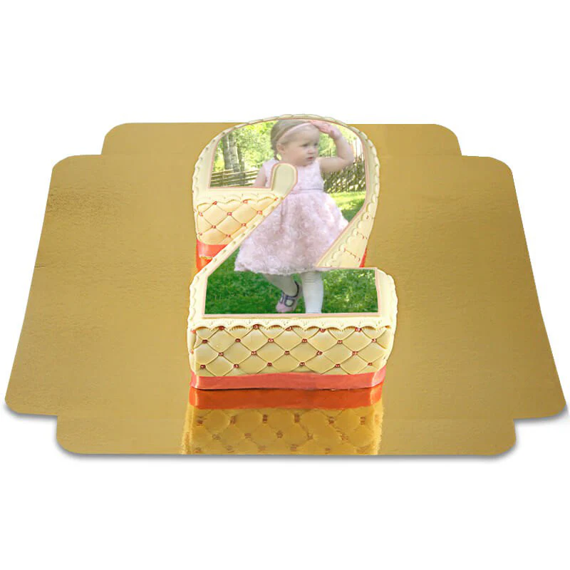 Deluxe Zahlen-Fototorte, verschiedene Farben - Image 4