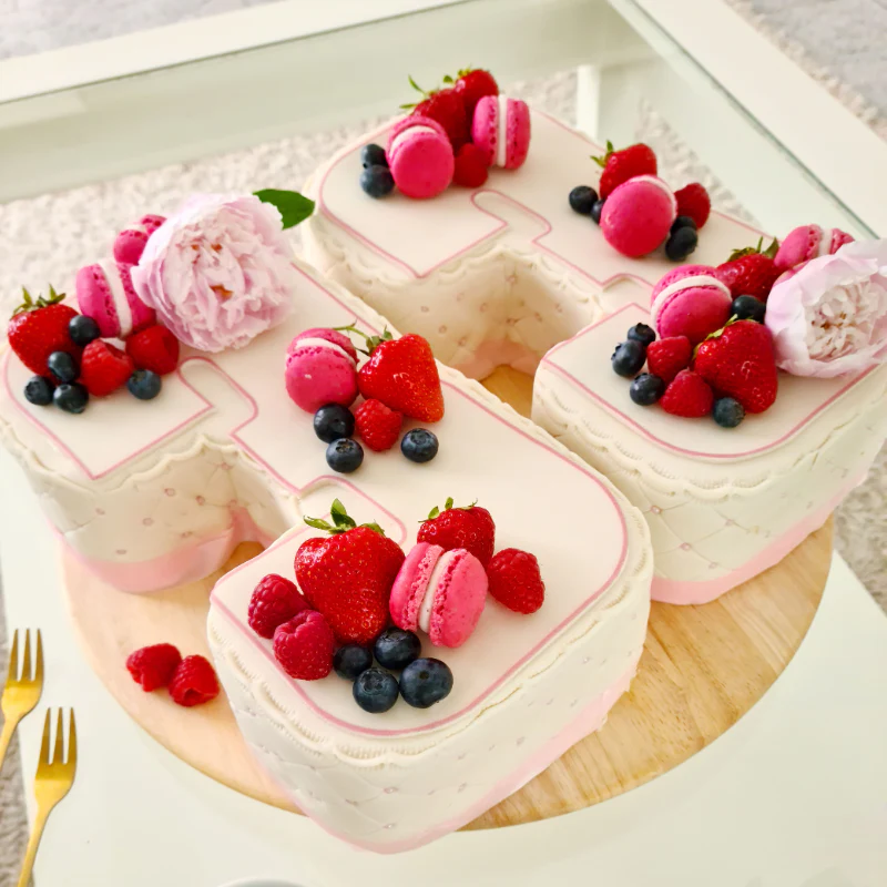 Doppelte Deluxe Zahlen-Torte, verschiedene Farben - Image 4