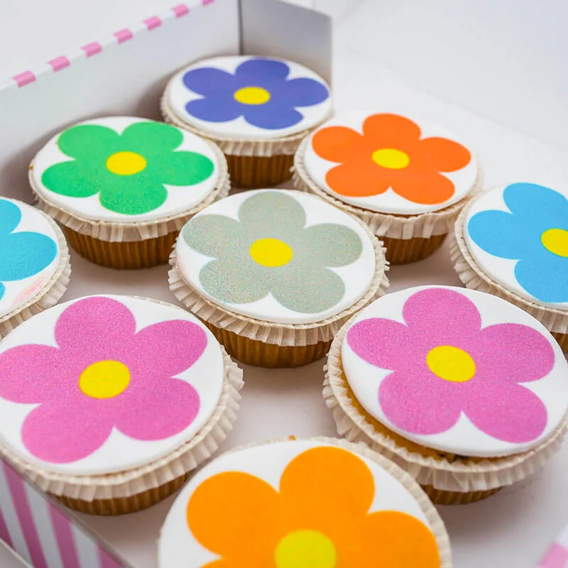 Flower Power Cupcakes, 9 Stück - Image 4
