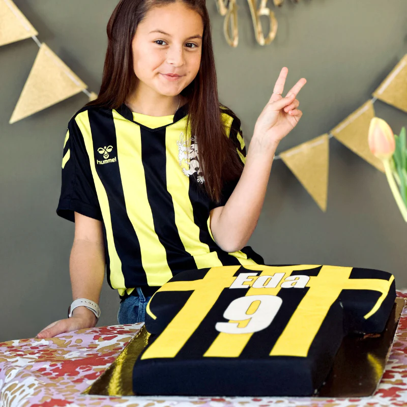 Fußballtrikot-Torte, vertikale Streifen - verschiedene Farben - Image 5
