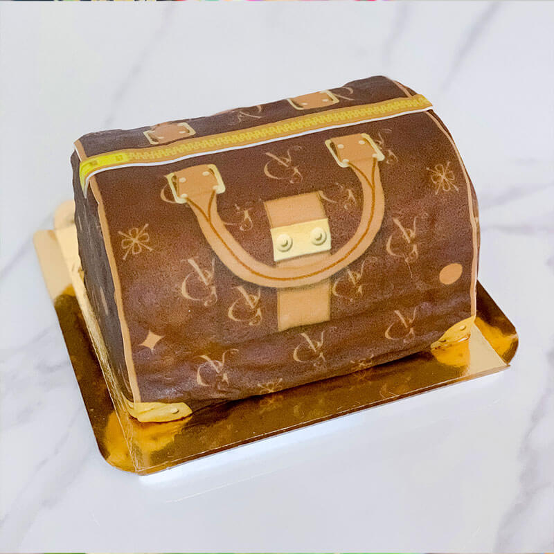 Handtaschen-Torte VG, braun mit beigen Details - Image 7