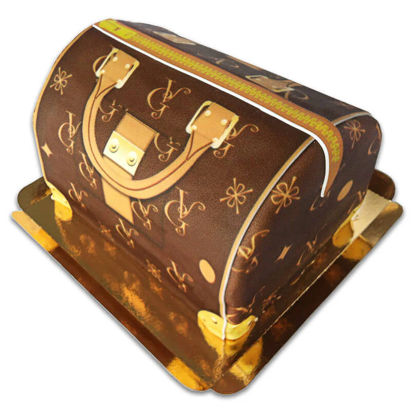 Handtaschen-Torte VG, braun mit beigen Details - Image 8