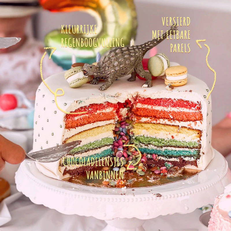 Happy Birthday Deluxe Torte - verschiedene Farben - Image 6