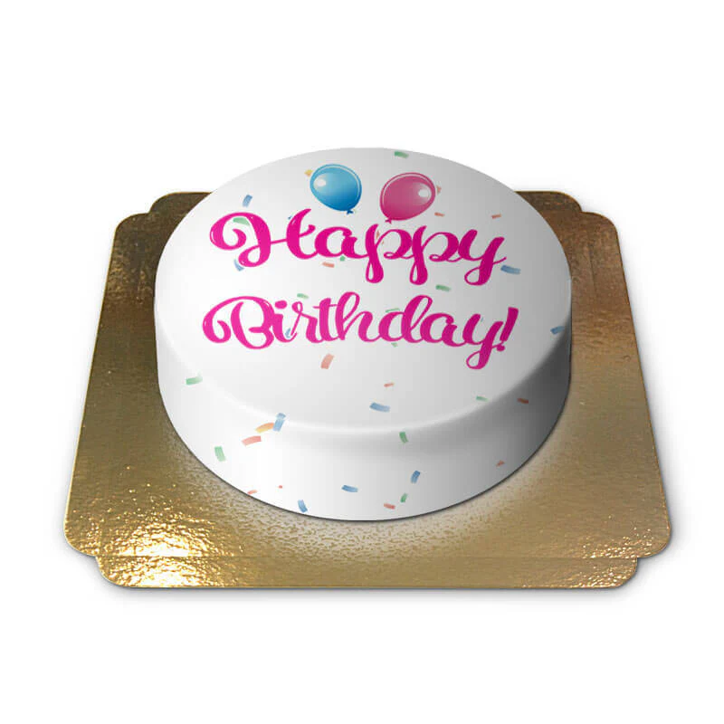 Happy Birthday Torte PINK - Image 3