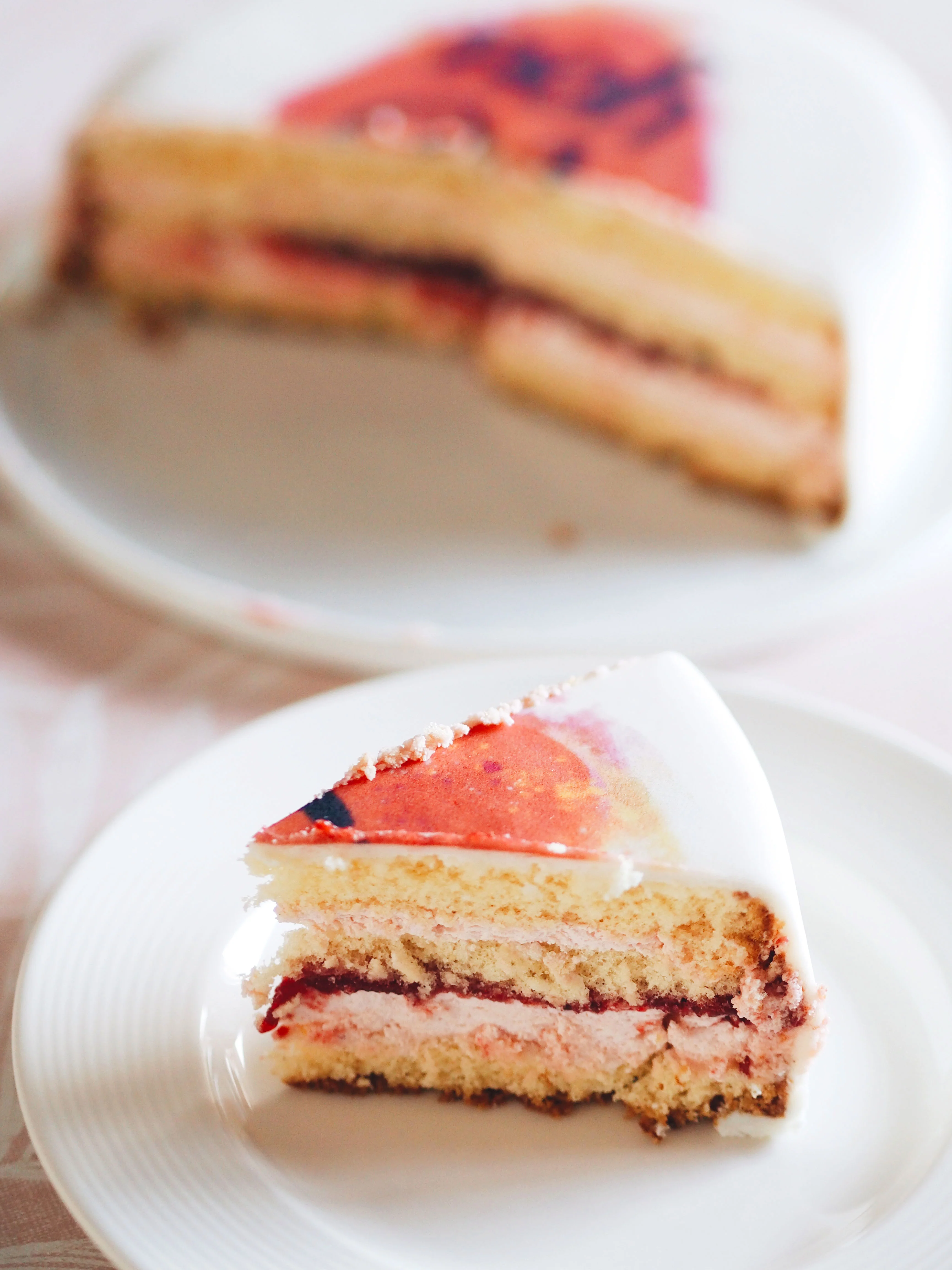 I love you Aquarellherz-Torte - Image 3