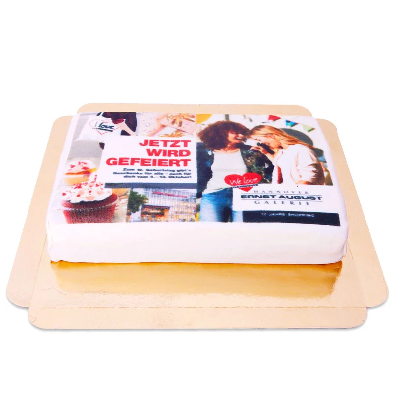 Rechteckige Logotorte - Image 15