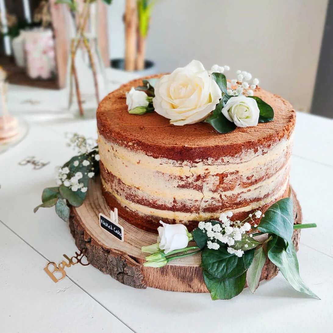 Naked Cake Vanille/Himbeere - verschiedene Größen - Image 20