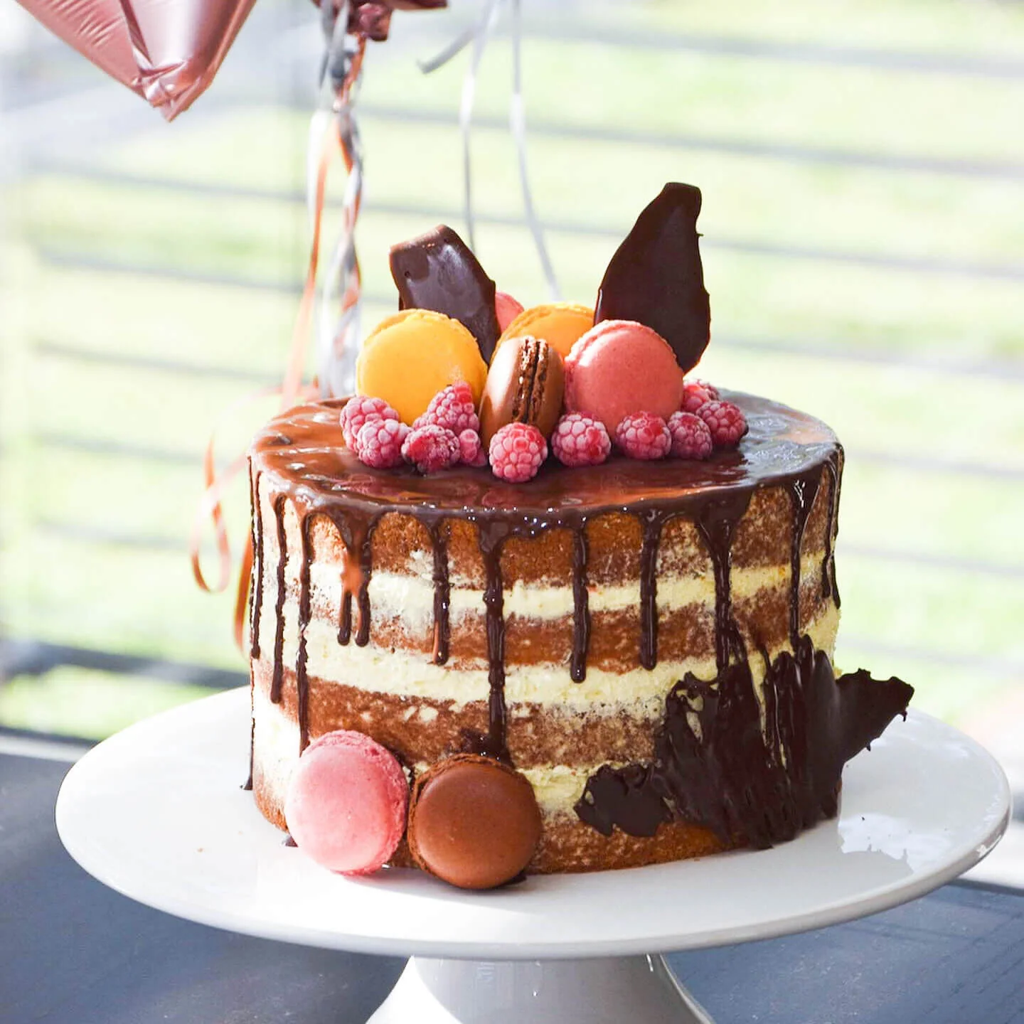 Naked Cake Vanille/Himbeere - verschiedene Größen - Image 22