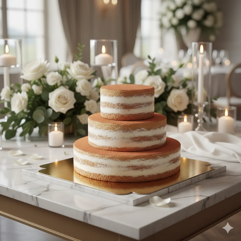 Naked Cake Vanille/Himbeere - verschiedene Größen - Image 7