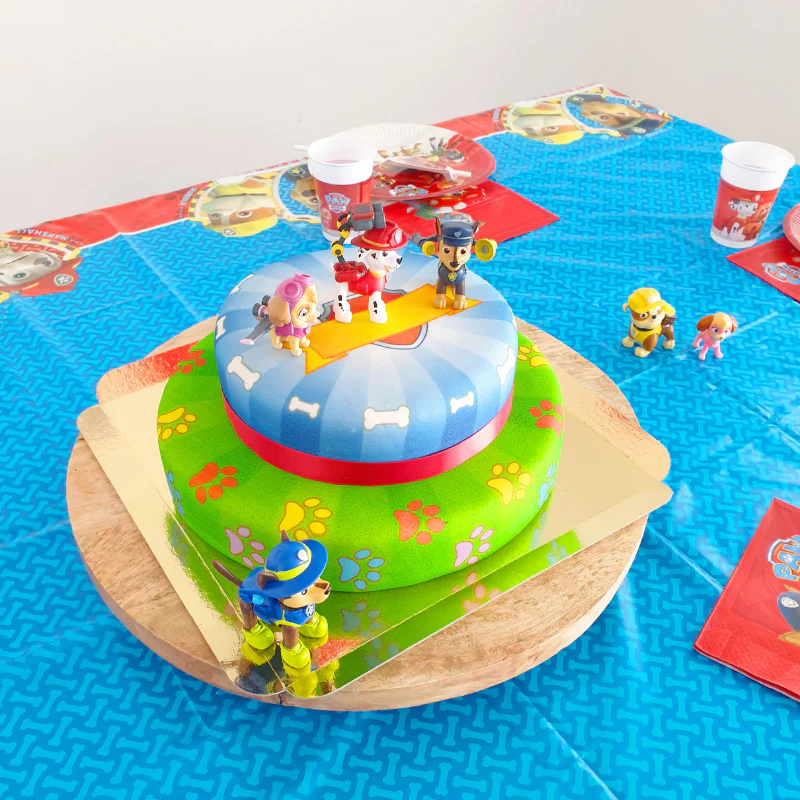 Chase und Marshall aus PAW Patrol® auf zweistöckiger Hundehelden-Torte - Image 9