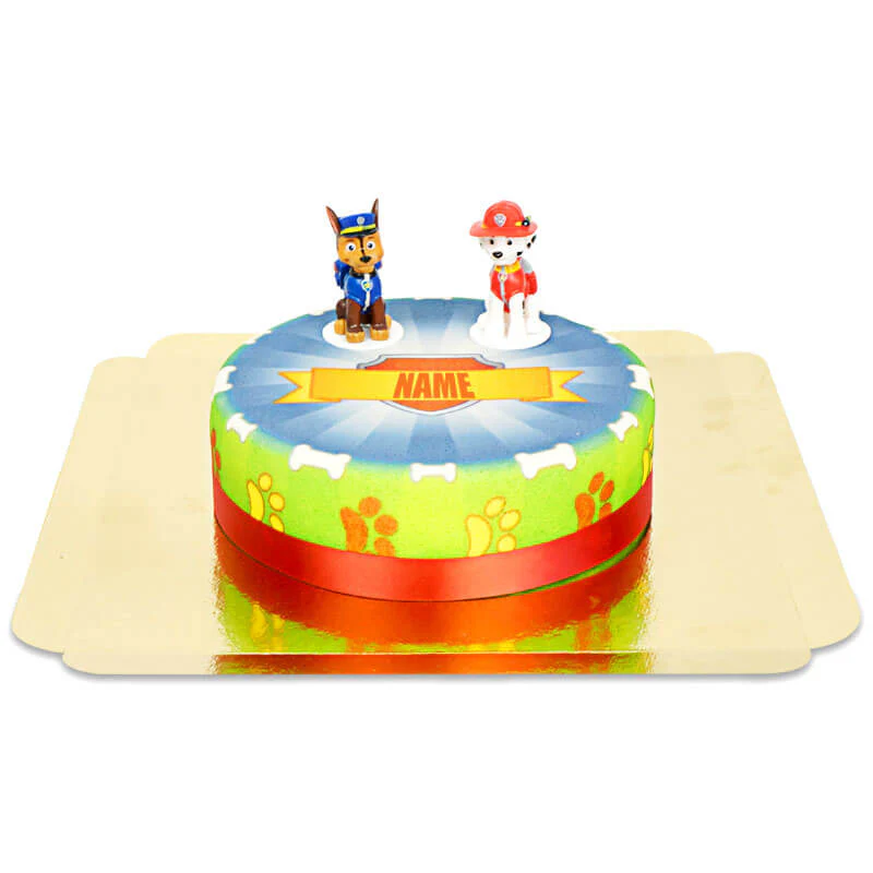 Chase und Marshall aus PAW Patrol® auf Hundehelden-Torte - Image 7