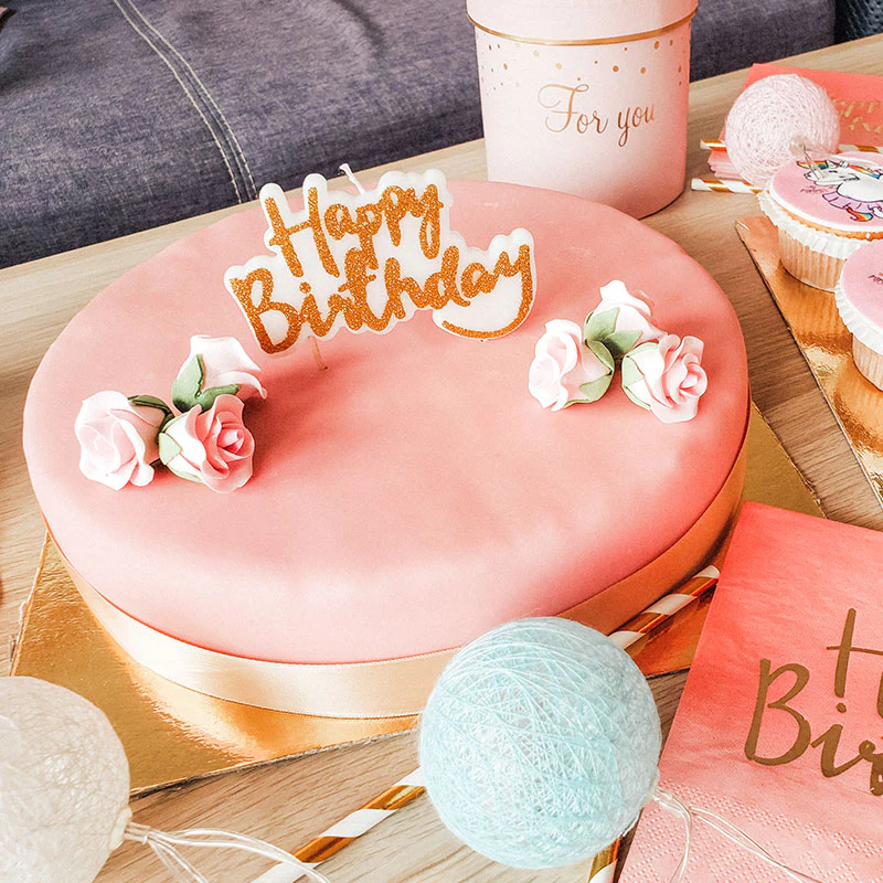 Pinke Torte mit Tortenband - Image 4
