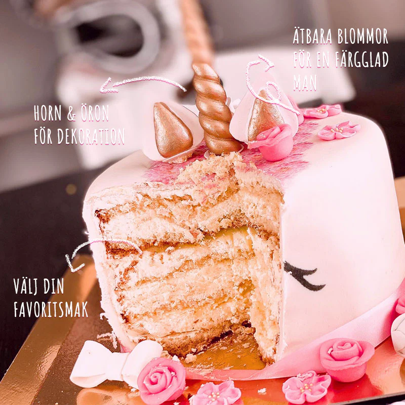 Einhorn-Torte - Doppelte Höhe - Image 4