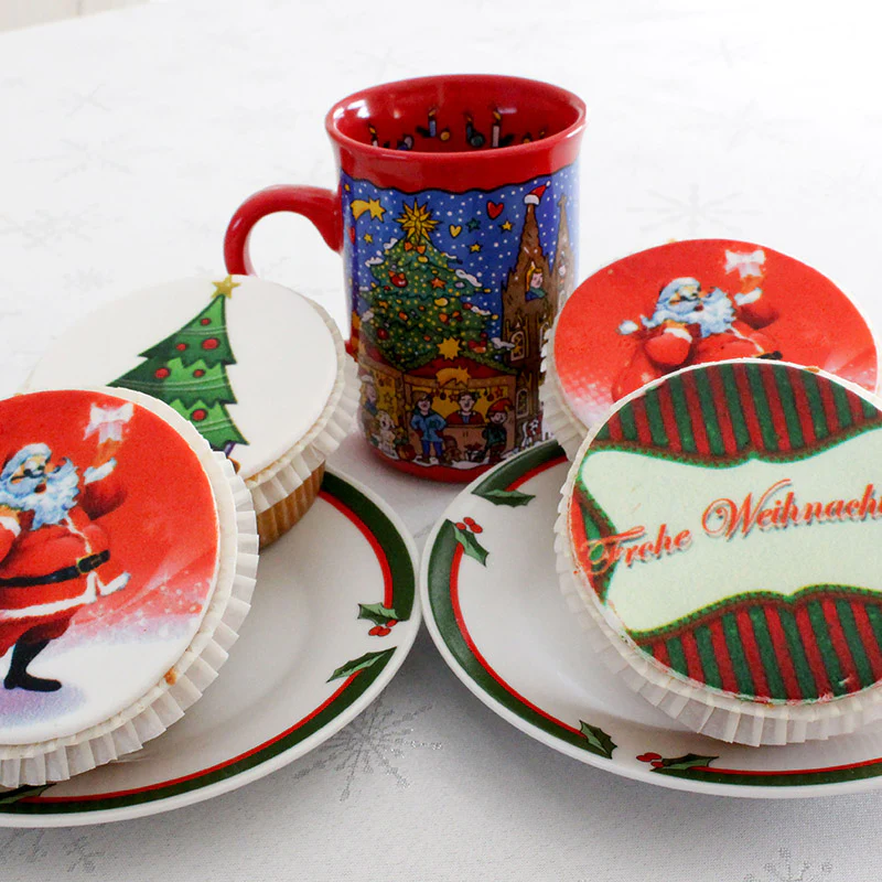 Weihnachts-Cupcakes, 9 Stück - Image 4