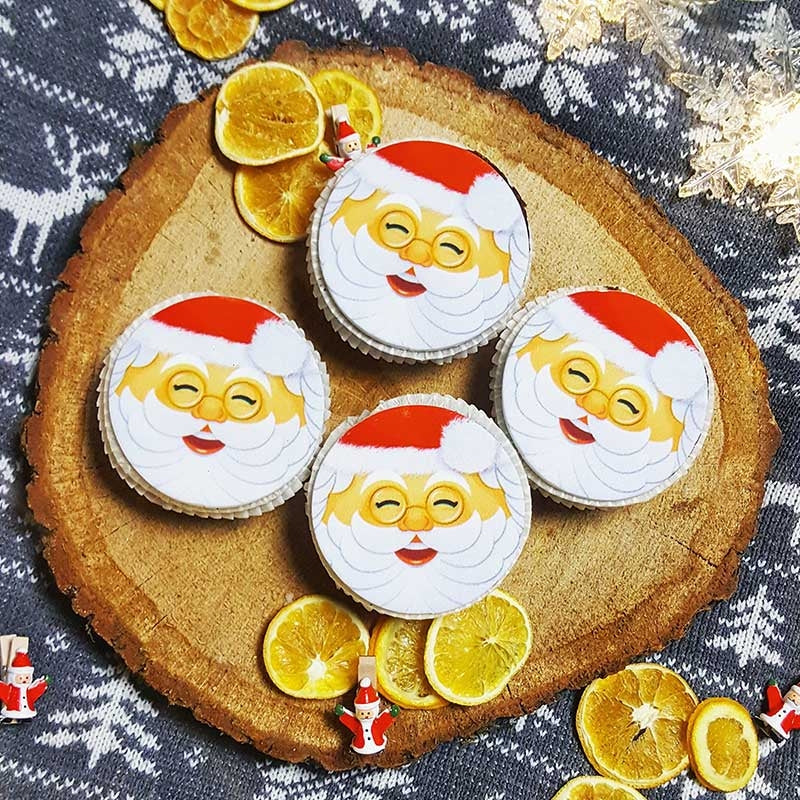 Weihnachtsmann-Cupcakes, 9 Stück - Image 3