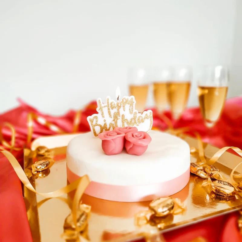 Weiße Torte mit Tortenband - Image 13